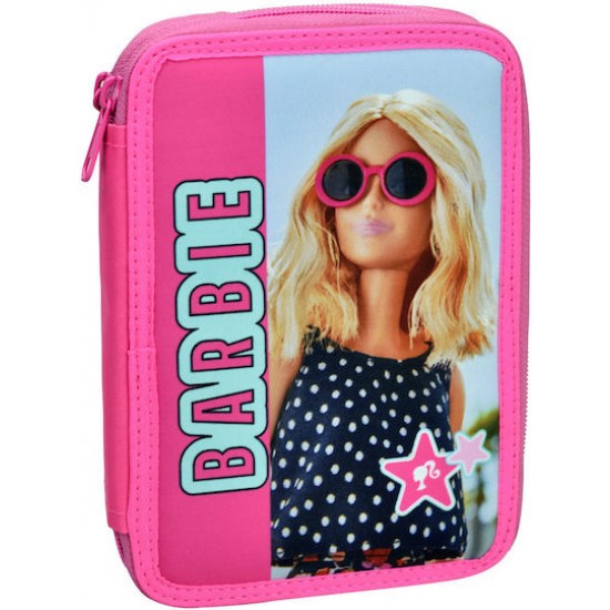Κασετίνα GIM Διπλή Barbie Holographic 349-86100